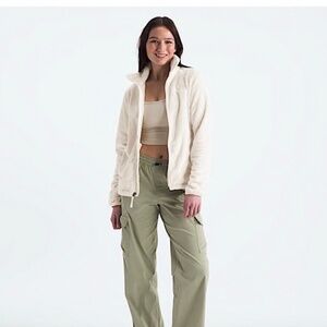 Women’s the north face cream fleece jacket